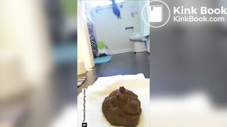 Blonde takes a huge shit 2