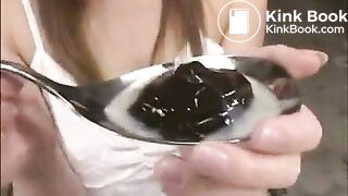 Savoring food with cum