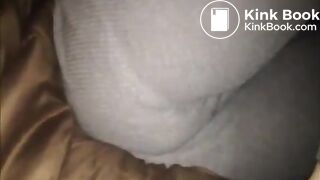 Drunk girl pooping bed