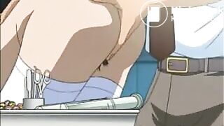 Another hentai nurse toyed with