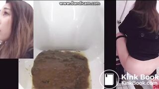 Asian girl has diarrhea