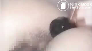 British beauty wife drinks directly the enema liquid