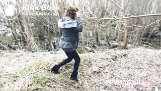 Pooping in the woods - video 2