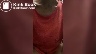 Mature woman pooping