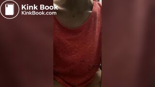 Mature woman pooping