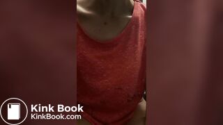 Mature woman pooping