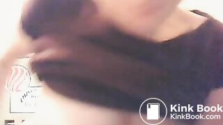 Eating shit in public toilet