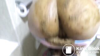Very dirty anal and ATM in bathroom