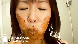 Scat eating jap girl