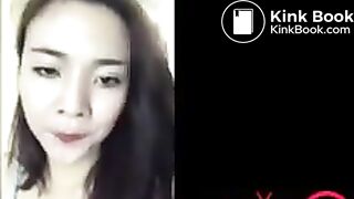 Thai Girl eat papaya salad and diarrhea