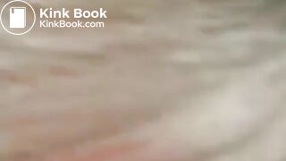 Ebony Mistress Sits on Slave