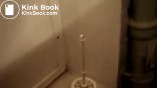 Students eating scat from public toilet