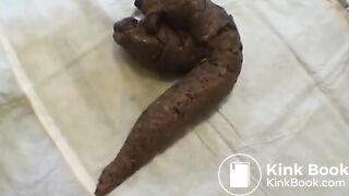 Japanese woman shitting on the floor