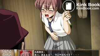 Japanese pooping girl animation - video 10