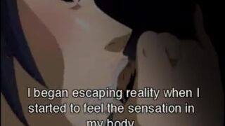 Tied up hentai girl enema