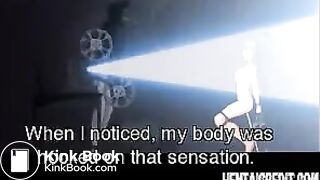 Tied up hentai girl enema