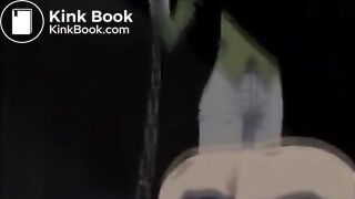 Tied up hentai girl enema