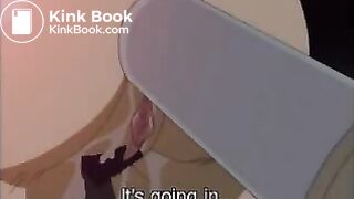 Tied up hentai girl enema