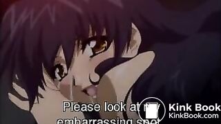 Tied up hentai girl enema