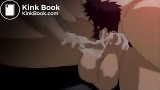 Tied up hentai girl enema