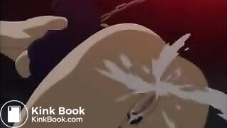 Tied up hentai girl enema