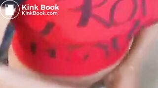 Beautiful girl takes a nice shit