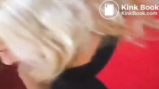 Beautiful girl takes a nice shit