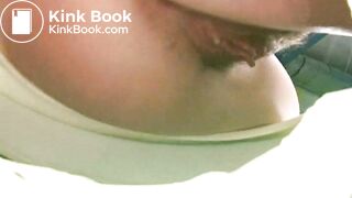 Girl pissing and shitting