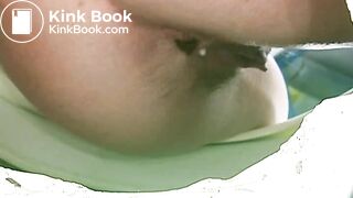 Girl pissing and shitting