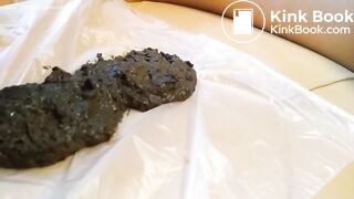 Shitting On Her Leather Chair & Smearing