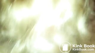 Blonde swallowing shit