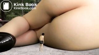 排泄の巨人 迫力の裸体！迫り来る極太自然便の脅威！