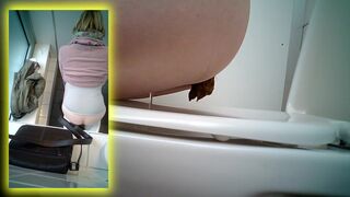 Hot blonde voyeur diarrhea dumping