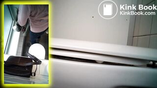 Hot blonde voyeur diarrhea dumping