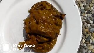 Asian Girls Shitting On Plate