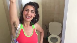 public toilet enema