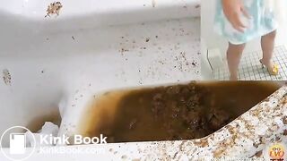 Japanese poop toilet