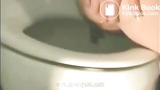 Girl shit accident bathroom