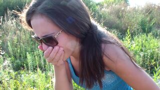 Alina pooping panties