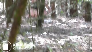 True female voyeur shit in the open