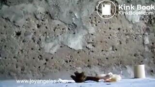 Ultra sexy lady shits in abandoned area