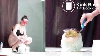 Massive shit eating.