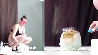 Massive shit eating.