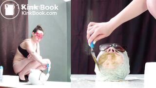 Massive shit eating.