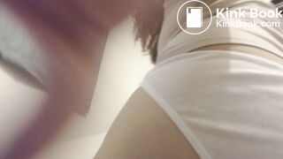 Diarrhea in white panties