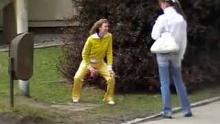 DGP - Jeany diapered in public with Sandra