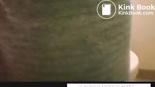 After shower toilet poop