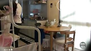 A poor video of a Japanese housekeeper
