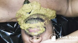 New scat chick makes him eat diarrhea