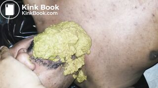 New scat chick makes him eat diarrhea